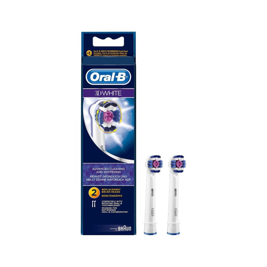 Oral-B 3D White - 2 Replacement Brush Heads