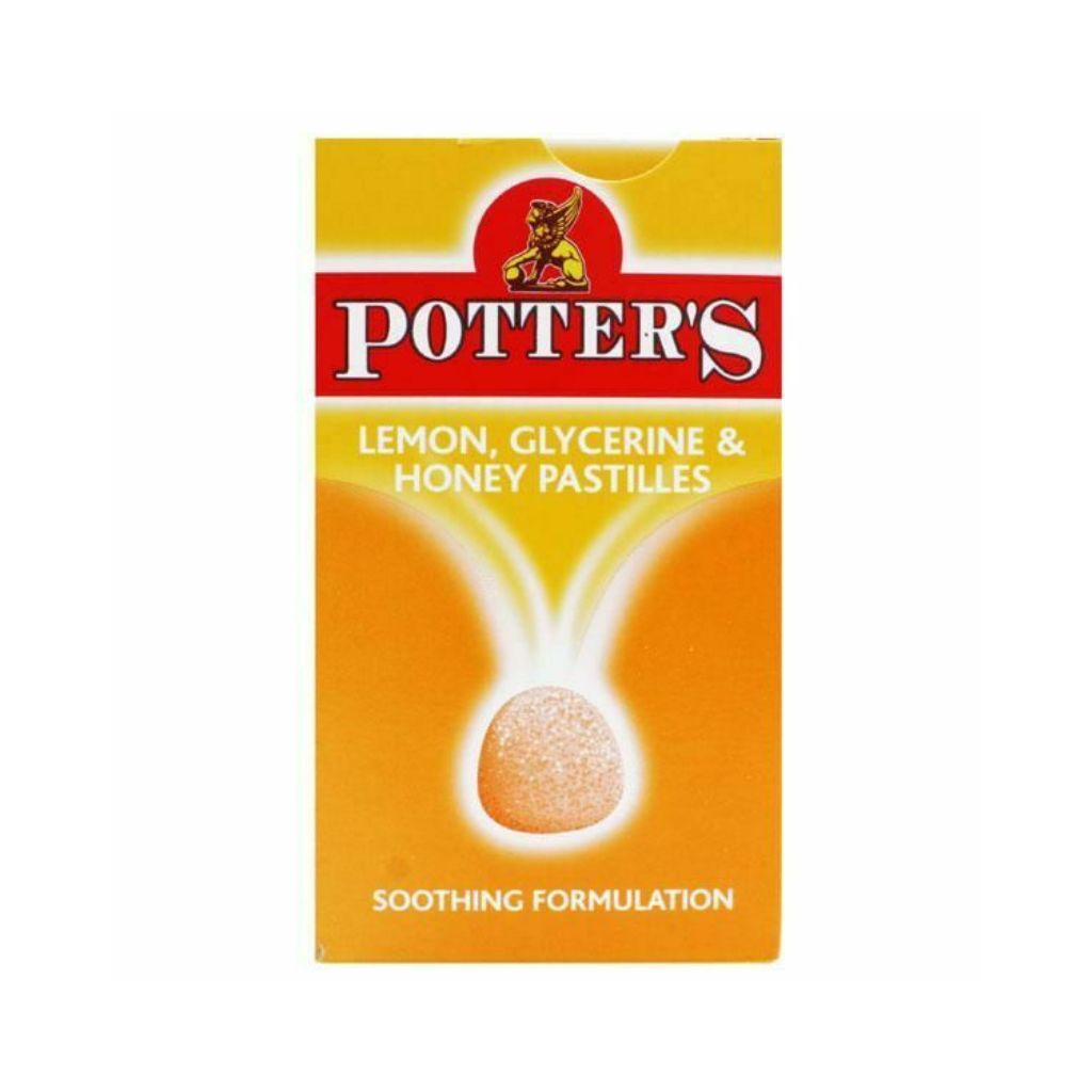 Potter's Lemon, Glycerine & Honey Pastilles 45g