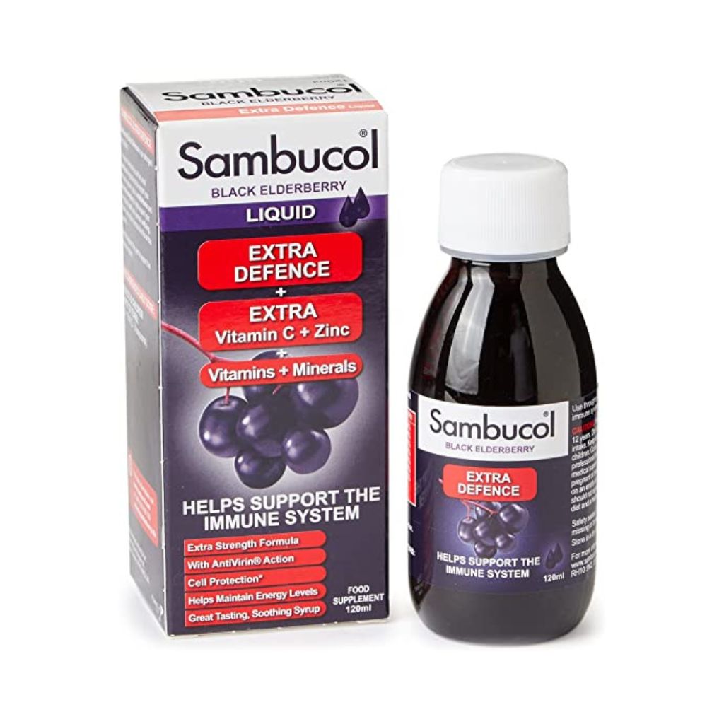 Sambucol Black Elderberry Liquid Extra Defence 120ml