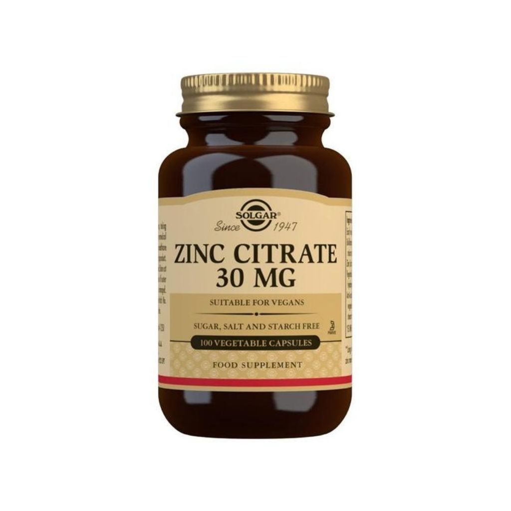 Solgar Zinc Citrate 30 mg 100 caps