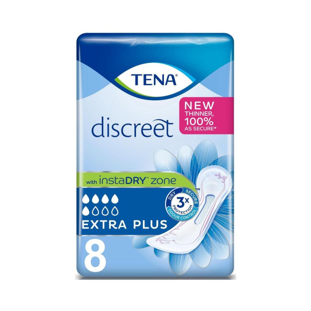 Tena Discreet Extra Plus 8 Pads