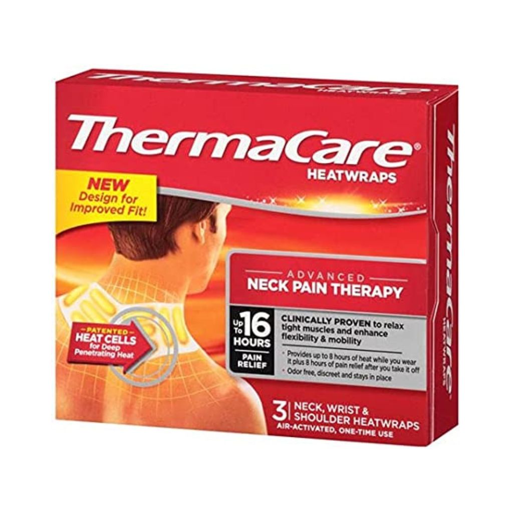 ThermaCare Heatwraps Advanced Neck Pain Therapy 3 Heatwraps