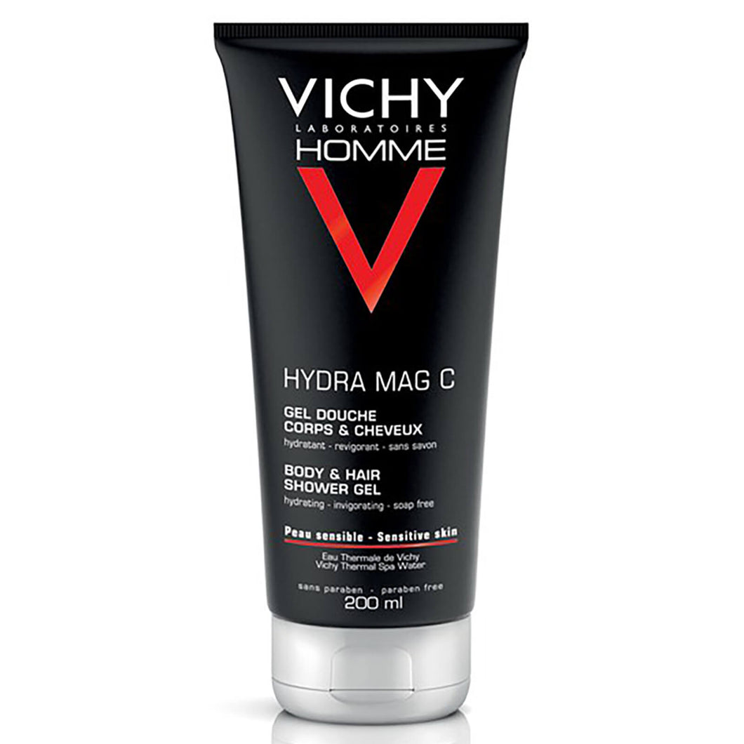 Vichy Homme Invigorating Hydra Mag C Shower Gel 200ml