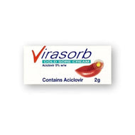 Virasorb Cold Sore Cream 2g
