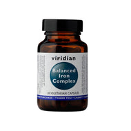 Viridian Balanced Iron (15mg) Complex - 30 Vegetarian Capsules