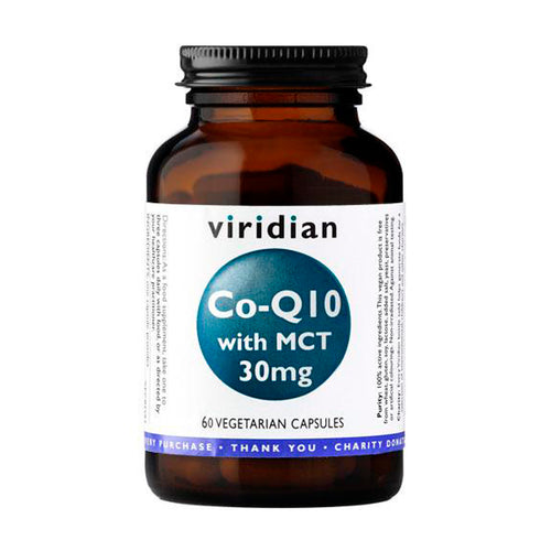 Viridian Co-enzyme Q10 with MCT 30mg - 60 Capsules