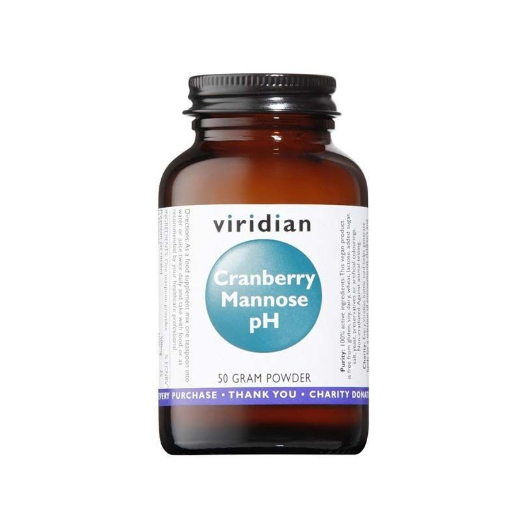 Viridian Cranberry Mannose pH 50 g Powder