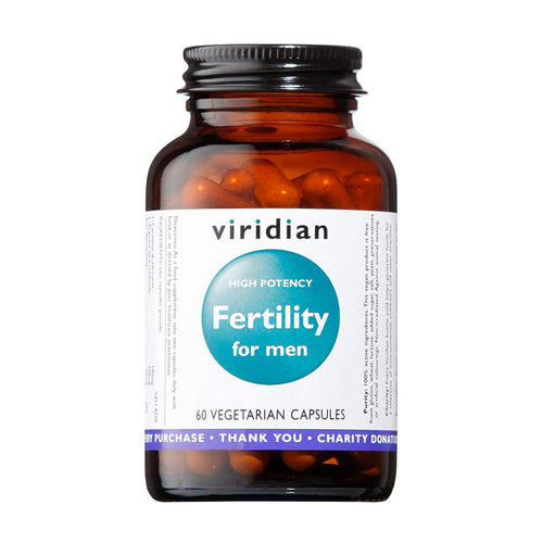 Viridian Fertility for Men (high potency) - 60 Vegetarian Capsules