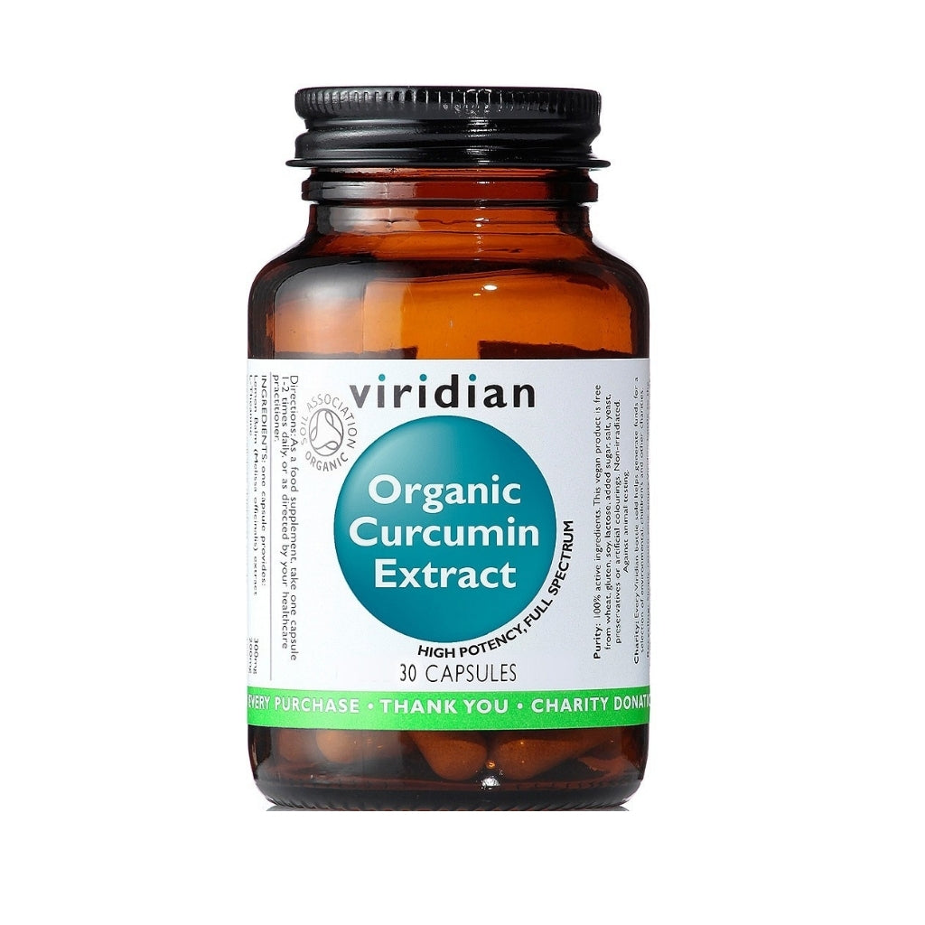 Viridian Organic Curcumin Extract Veg Caps 30 Capsules - VIRIDIAN- Local Pharmacy Online