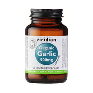 Viridian Organic Garlic 500mg Veg Caps 30 Capsules - VIRIDIAN- Local Pharmacy Online
