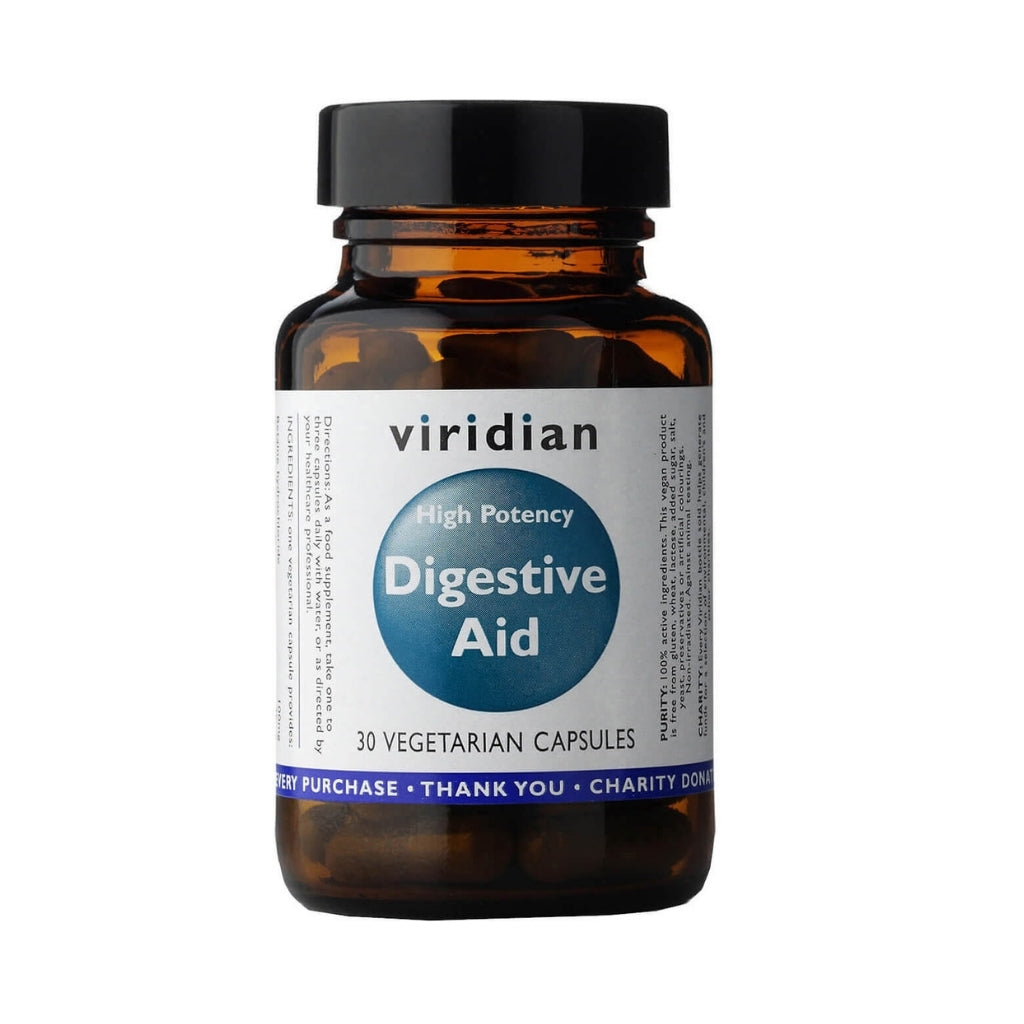 Viridian Hi-Potency Digestive Aid 30 Capsules