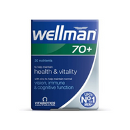 Vitabiotics Wellman 70+ Health & Vitality 30 Tablets