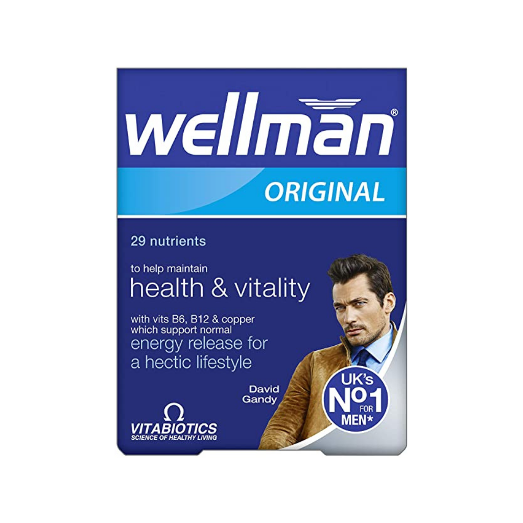 Vitabiotics Wellman Original Health & Vitality 30 Tablets