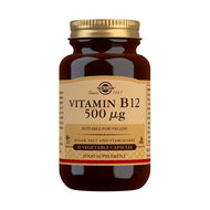 Solgar Vitamin B12 500 mcg 50 Vegetable Capsules