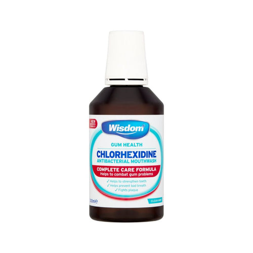 Wisdom Gum Health Chlorhexidine Antibacterial Mouthwash 300ml