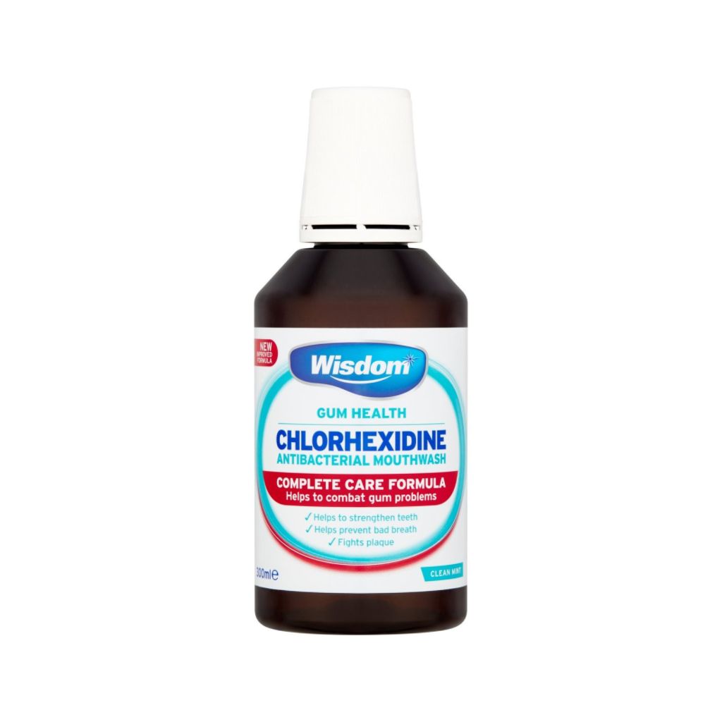 Wisdom Gum Health Chlorhexidine Antibacterial Mouthwash 300ml