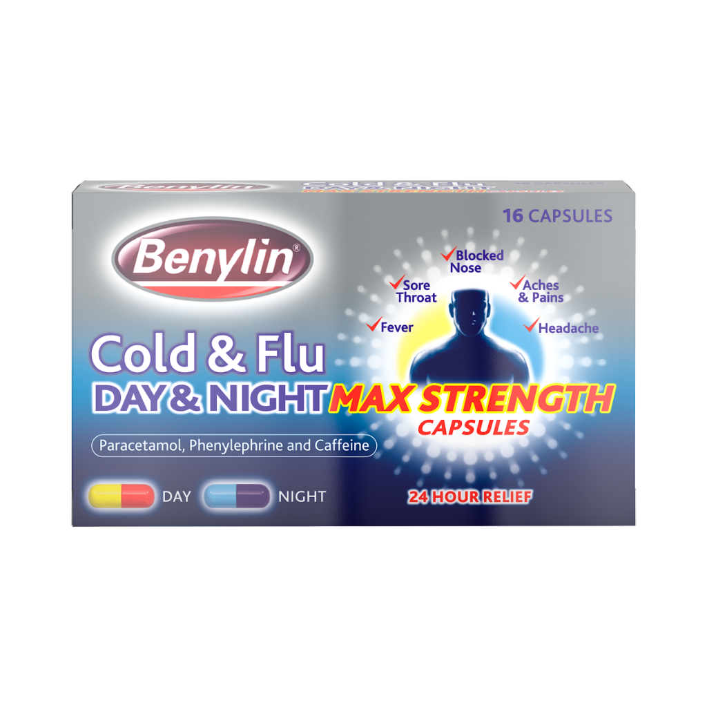 Benylin Cold and Flu Day Night 16 Capsules