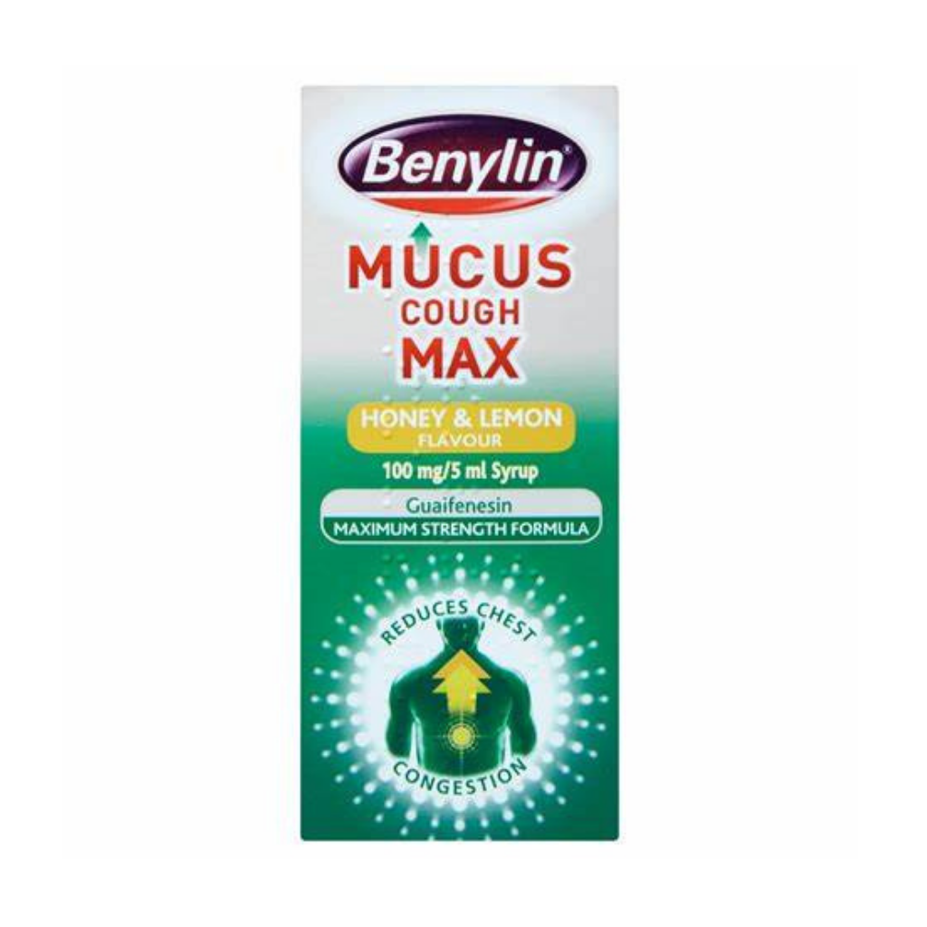Benylin Mucus Cough Max Syrup - Honey & Lemon 300ml