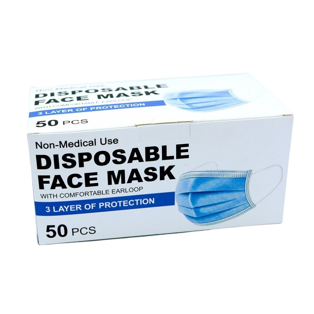 Disposable Face Mask Non Medical 50 Pcs