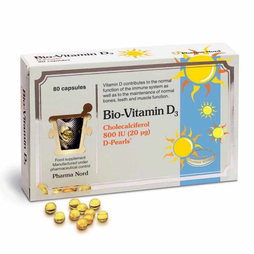Pharma Nord Bio-Vitamin D3 800iu 20mcg 80 capsules