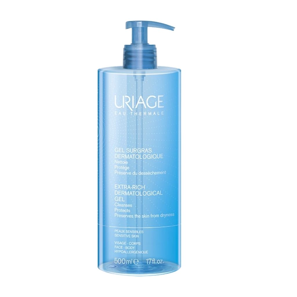 Uriage Extra Rich Dermatological Foaming Cleansing Gel 500ml